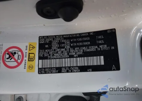 2019 Lexus Rx 350 F Sport from USA, damaged, VIN 2T2BZMCA5KC200564